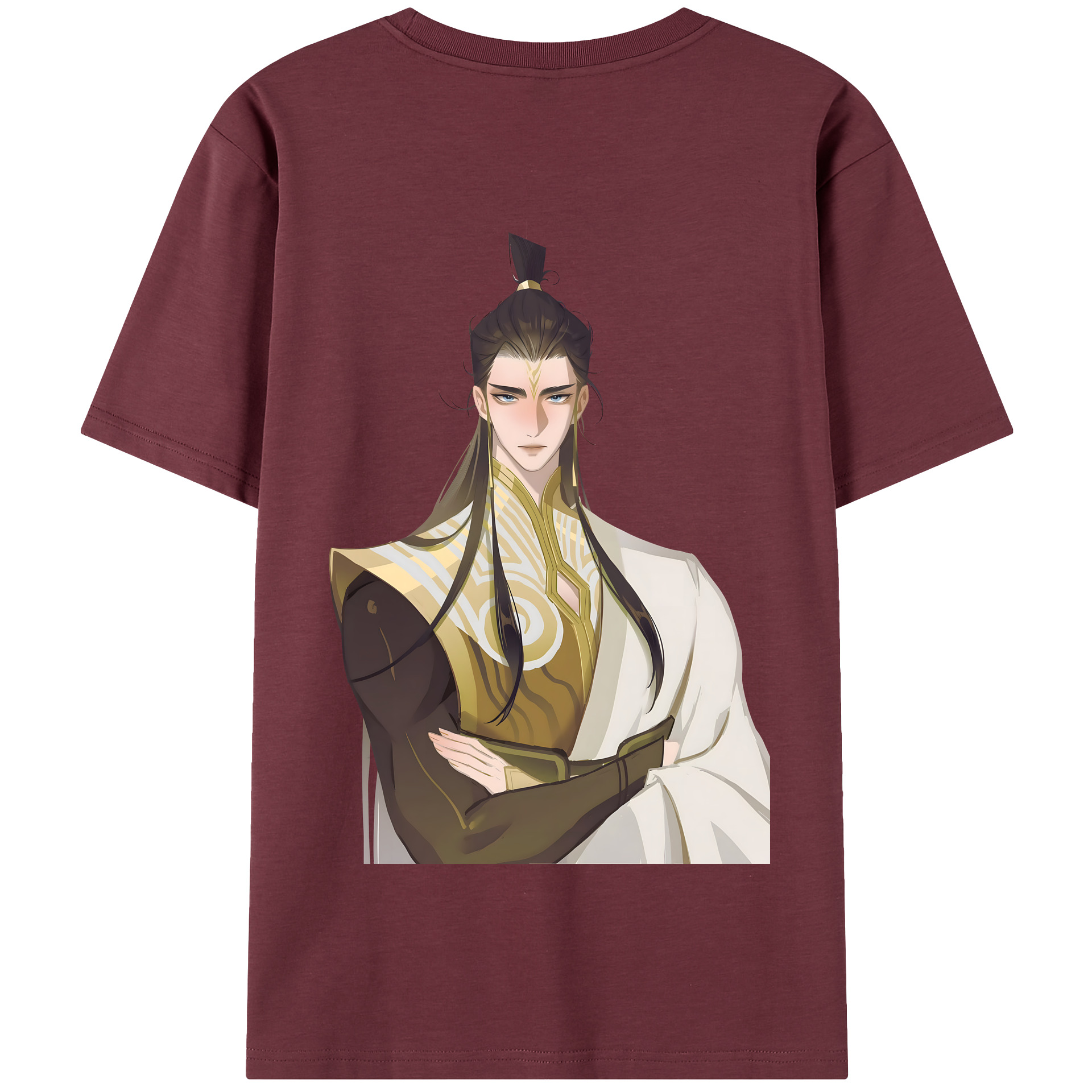 （画像用） Ne Zha 2 ナタ 魔童の大暴れ 綿100％半袖Tシャツ（背面プリント）